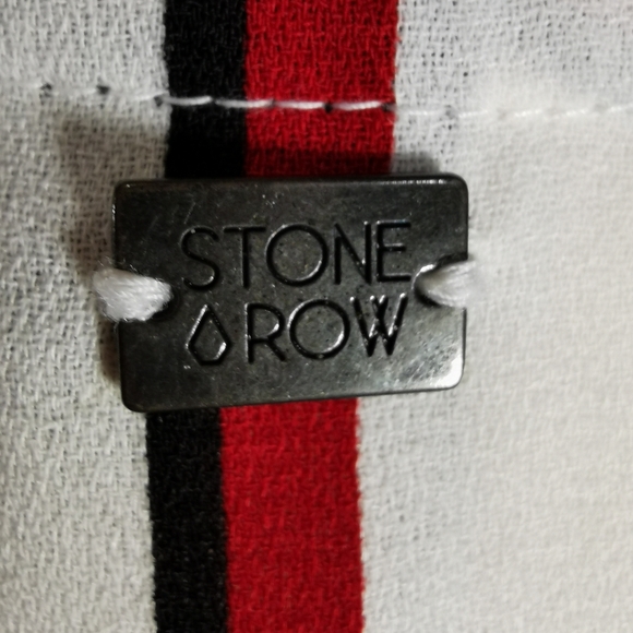 Stone Row ez Days Striped Faux Wrap Maxi Dress NWT Size M - Picture 8 of 12